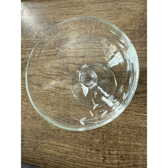 Princess House | Vintage Etched Heritage Dessert-Footed Glass - Picture 6 of 8